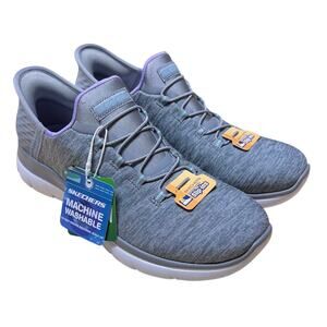 Skechers Slip Ins Summits Dazzling Haze Gray/Purple Women's Size 8 New in Box